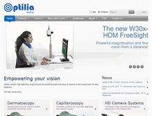 Tablet Screenshot of optiliamedical.eu